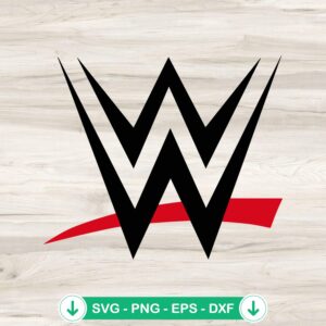 WWE logo SVG file, cutting file for Cricut and DIY crafts