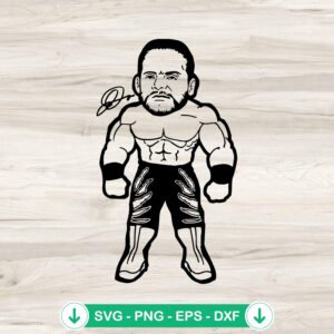 WWE Chris Benoit SVG file for cutting machines