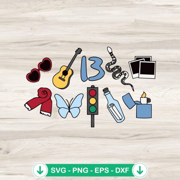 Taylor Swift Icon The Eras Tour SVG file for cutting