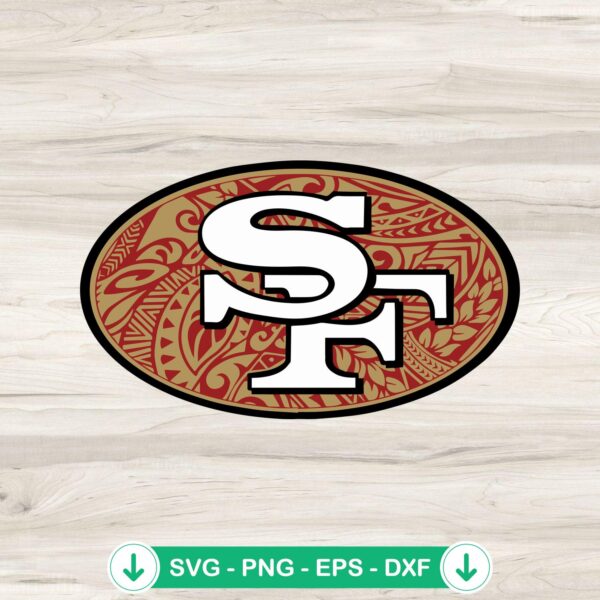 San Francisco 49ers logo svg file for cutting machine
