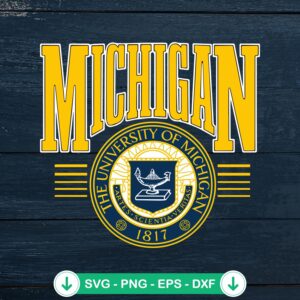 University of Michigan Football SVG file, Cricut SVG cut file