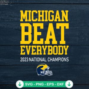 Michigan Wolverines SVG file for Cricut and cutting machine