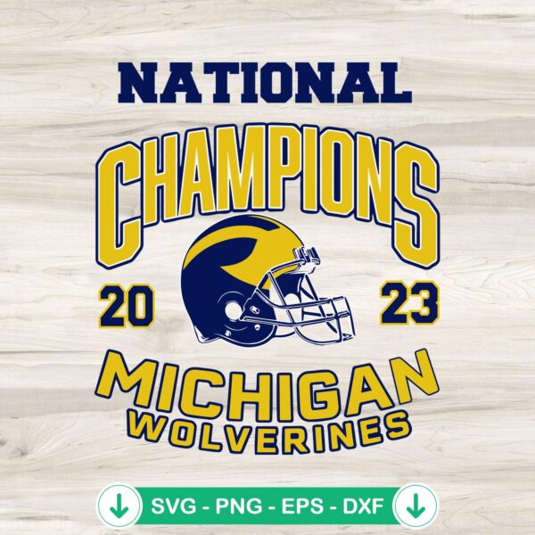 Michigan Wolverines 2023 svg file for Cricut cutting machine