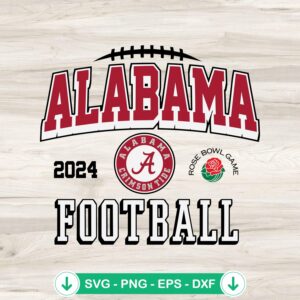 Alabama Football SVG file for cricket cutting machine
