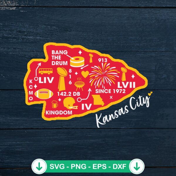 Kansas City Chiefs Logo SVG file for cutting machines