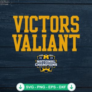 Victors Valiant Michigan SVG file for Cricut cutting machine