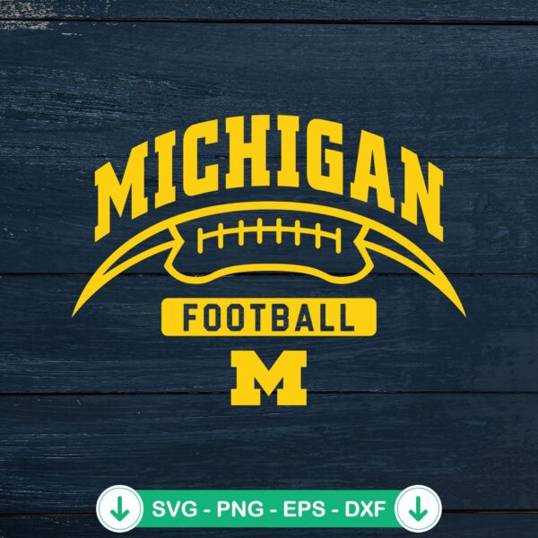 Michigan Football SVG file for Cricut cutting machine