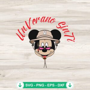 Mickey Bad Bunny SVG file for cricut and cutting machine