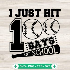 100 Days of School SVG file for cricut, cutting file