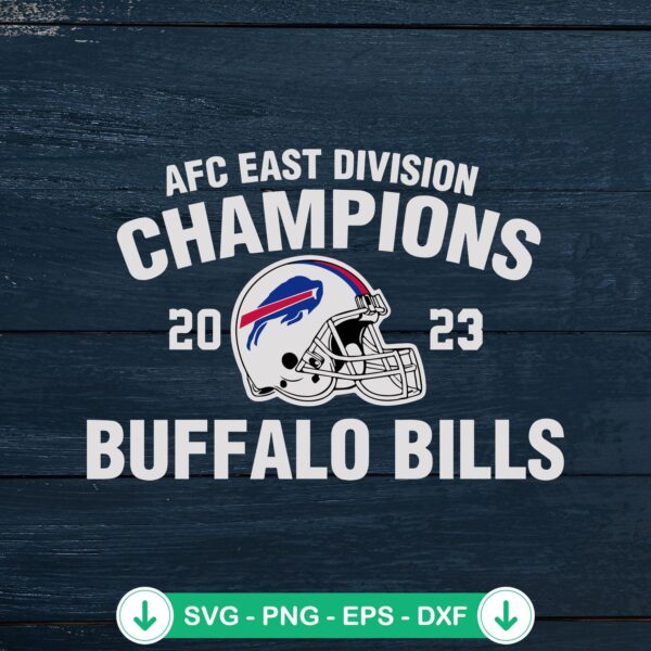 Buffalo Bills 2023 Champions SVG file, cutting file for Cricut