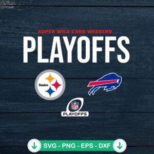 Pittsburgh Steelers Vs Buffalo Bills SVG file for cutting machine