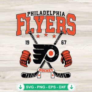 Philadelphia Flyers hockey 1967 svg file for cutting machines
