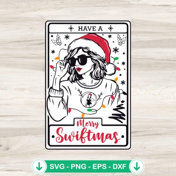 Have A Merry Swiftmas Christmas SVG file for Cricut cutting machine