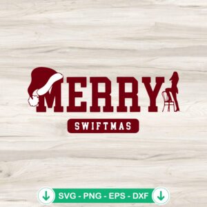Merry Swiftmas SVG file for cricut svg cutting file