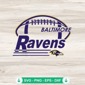Baltimore Ravens Football SVG file for cutting machines