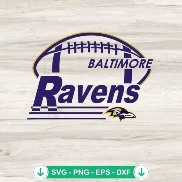 Baltimore Ravens Football SVG file for cutting machines