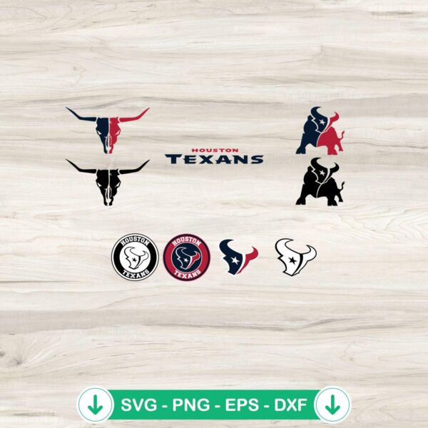 Houston Texans Football Logo SVG file, Cricut cut file