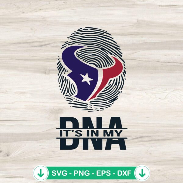 Houston Texans DNA SVG file for Cricut and cutting machine