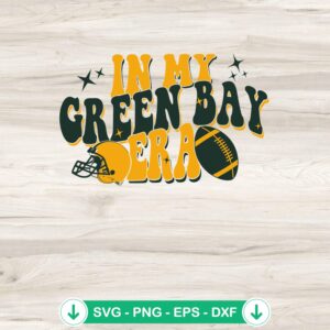 Retro In My Green Bay Era SVG file for Cricut and cutting machine