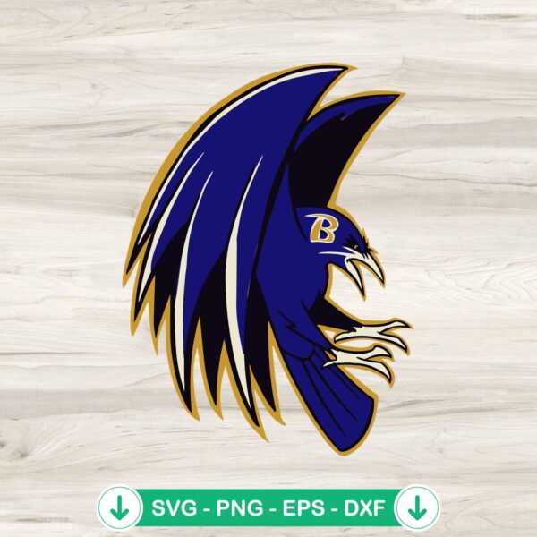 Baltimore Ravens Football Super Bowl svg file for cutting machine