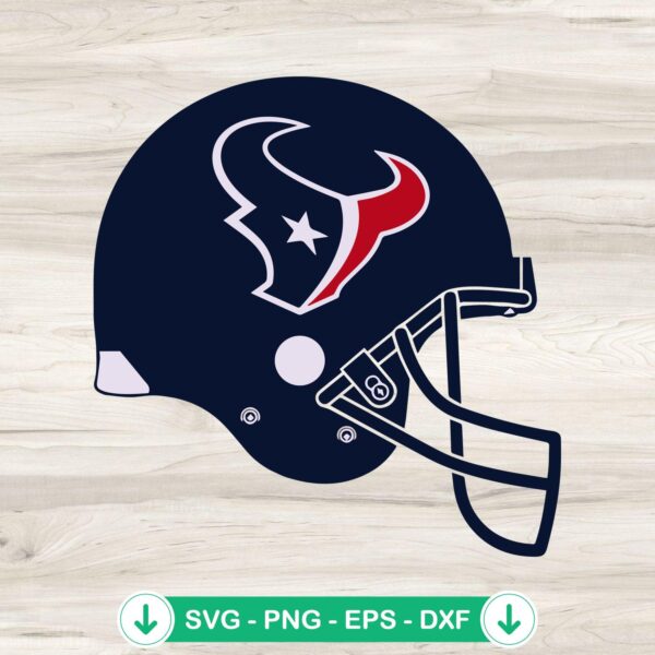 Houston Texans Helmet Football SVG file for Cricut and cutting machine