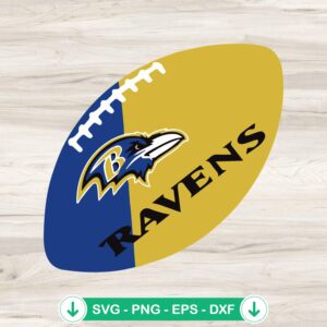 Baltimore Ravens logo SVG file for Cricut cutting machine