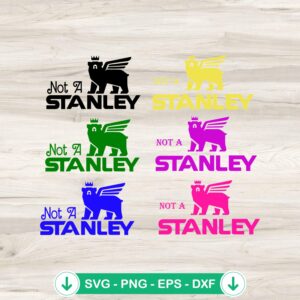 Not A Stanley SVG file for Cricut, funny logo cut file