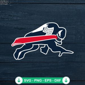 Buffalo Bills Venom SVG file for Cricut cutting machine