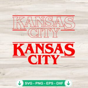 Kansas City Stranger Thing Font SVG file for Cricut and cutting machine