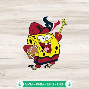 Spongebob Houston Texas SVG file, cricut svg, cutting file