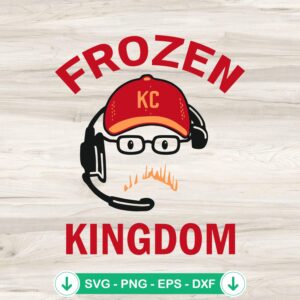 Andy Reid Frozen Kingdom SVG file for Cricut cutting machine