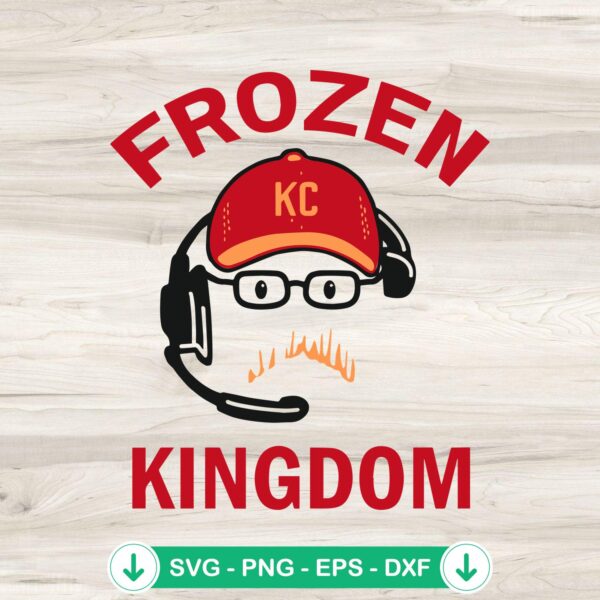 Andy Reid Frozen Kingdom SVG file for Cricut cutting machine