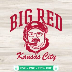 Kansas City Andy Reid SVG file for Cricut cutting machine