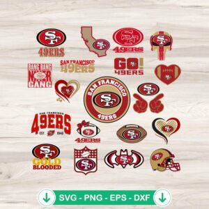 San Francisco 49ers SVG file for Cricut and cutting machine