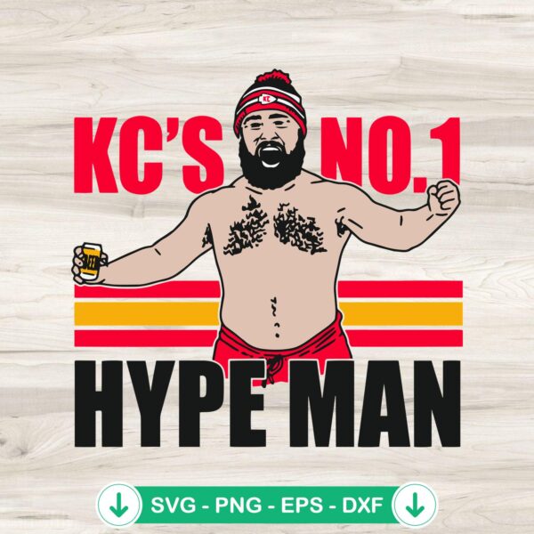 KC's No 1 Hype Man SVG file for Cricut cutting machine