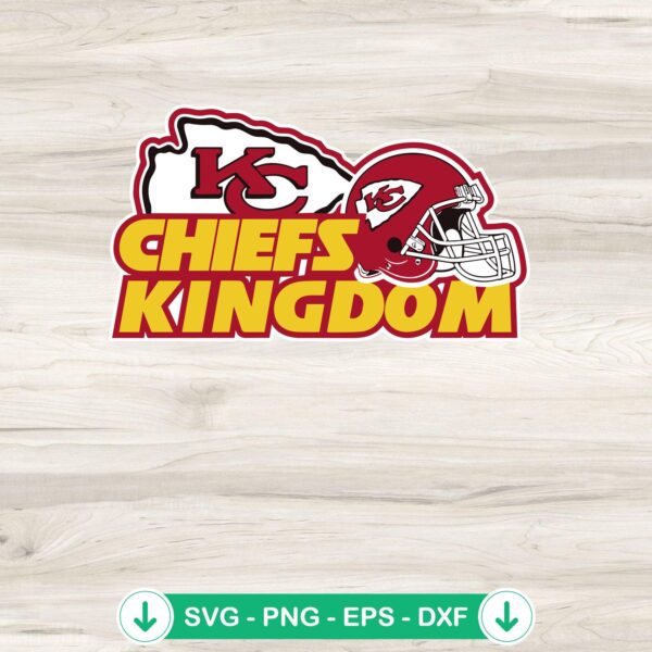 Kansas City Chiefs Kingdom SVG file for Cricut and cutting machines