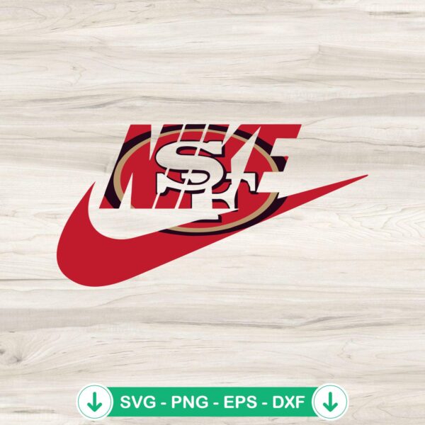 San Francisco 49ers logo svg file for cricut cutting machine