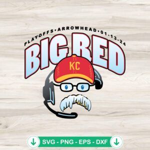 KC Chiefs Andy Reid SVG file for cutting machines