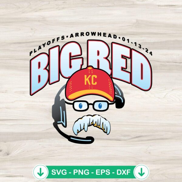 KC Chiefs Andy Reid SVG file for cutting machines