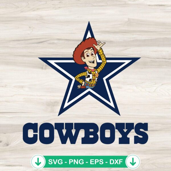 Dallas Cowboys Toy Story SVG file, cricut svg cutting file