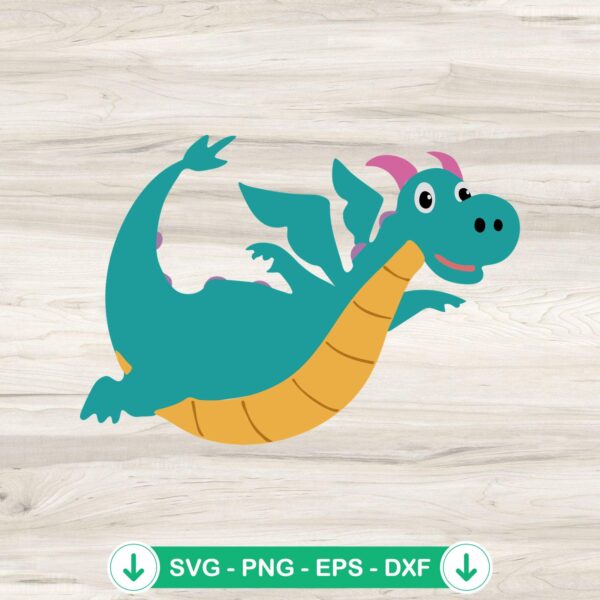 Kid Empire Under Construction Dragon SVG file for cutting machines