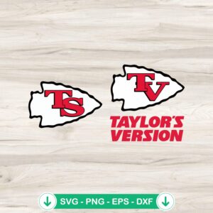 Kansas City Chiefs Taylor Swift Version svg file for cutting machines