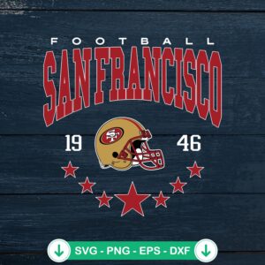 San Francisco 49ers Football 1946 SVG file for Cricut cutting machine