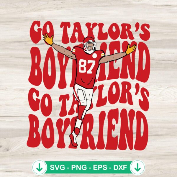 Travis Kelce SVG file for Cricut and cutting machine
