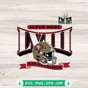 San Francisco 49ers Helmet SVG file for Cricut and cutting machine