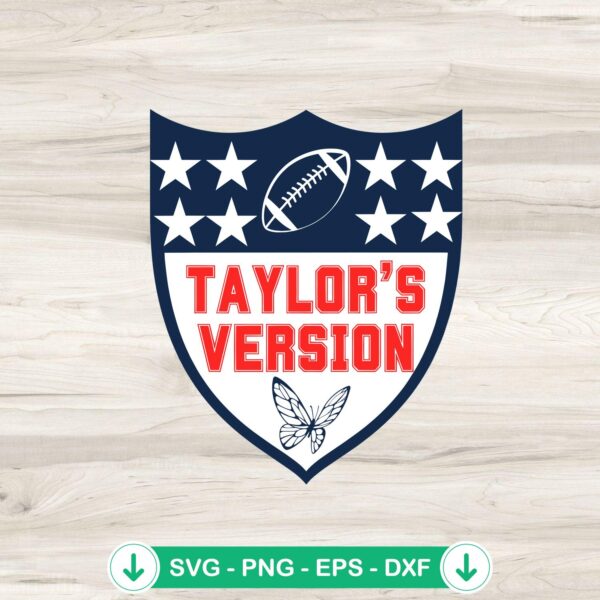 Taylor Swift NFL Logo SVG file for Cricut cutting machine