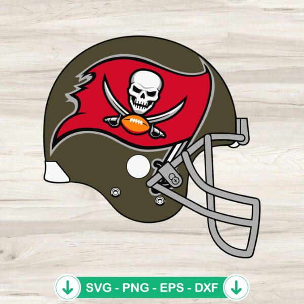 Tampa Bay Buccaneers Helmet SVG file for cutting machines