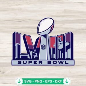 Super Bowl LVIII Las Vegas SVG file for cutting machines