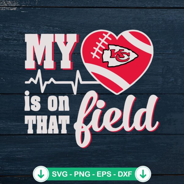 KC Chiefs Football SVG file for cutting machines, DIY projects