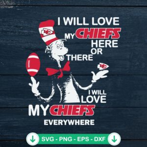 Kansas City Chiefs Dr Seuss quotes SVG file for Cricut cutting machine